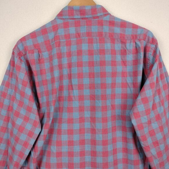 J Crew Shirts Mens XL Lot of 2 Red Check Plaid Slim Fit Long Sleeve Button Down - Picture 16 of 16